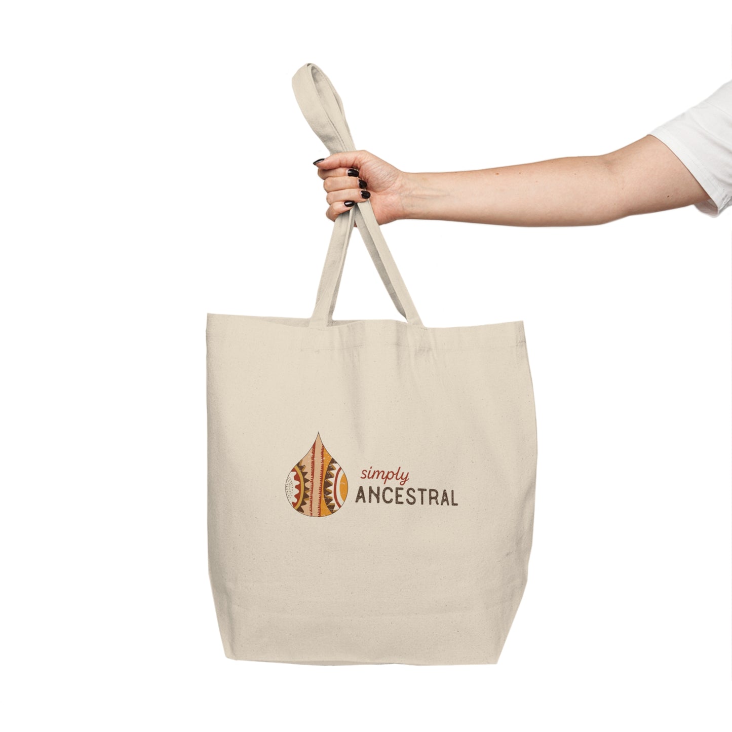 Simply Ancestral Canvas Tote